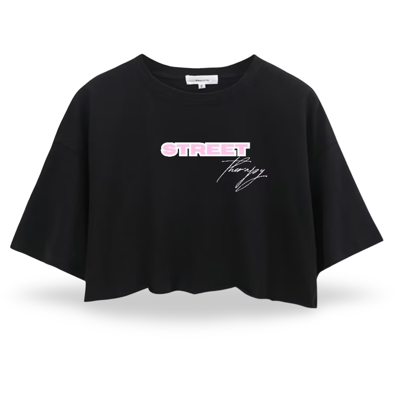 SIGNATURE PINK LOGO CROP