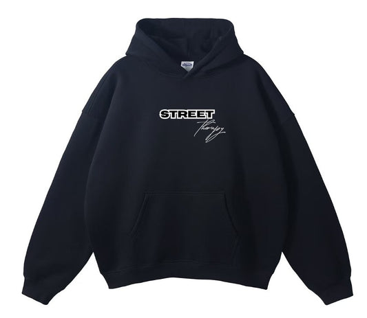 SIGNATURE HOODIE Black+White